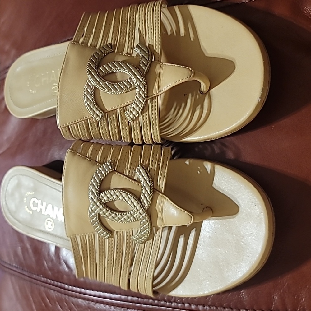 Authentic Chanel Sandals